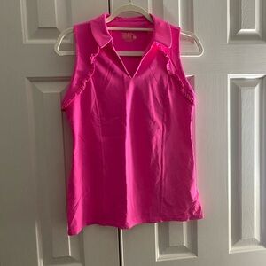 Lilly Pulitzer Luxletic Pink Sleeveless Top